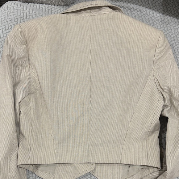 Stella McCartney Beige Cropped Blazer - Picture 5 of 6